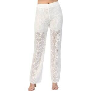 NEW FATE beachy babe pants in white